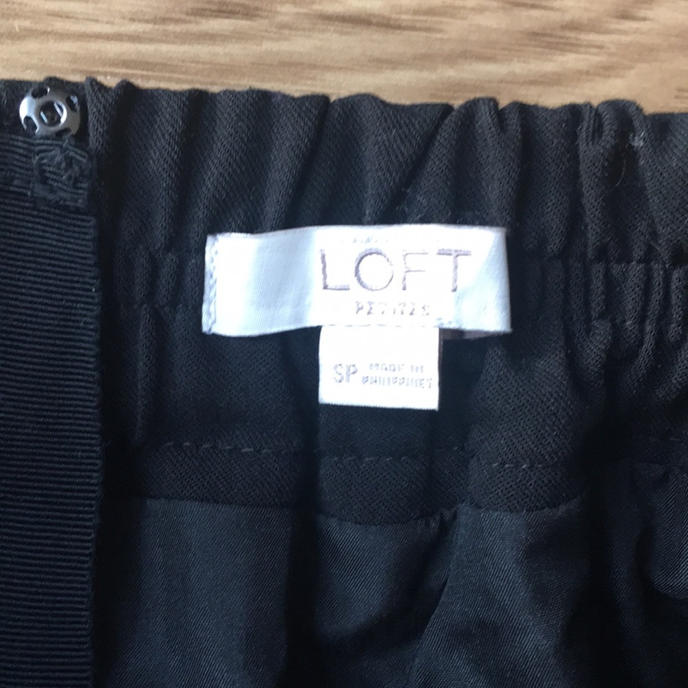 LOFT black mini skirt - Picture 3 of 7